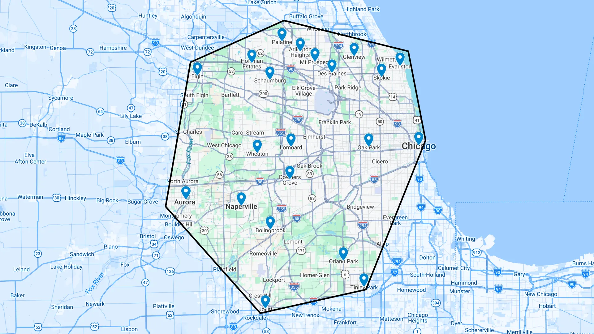 MAP full width